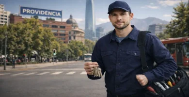 Cerrajero a domicilio en Providencia preparado para atender emergencias de apertura de puertas y cerraduras