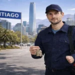 Cerrajero a domicilio en Santiago preparado para atender emergencias de apertura de puertas y cerraduras